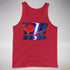 Distressed Leather Pride Exclamation Points Premium Tank Top